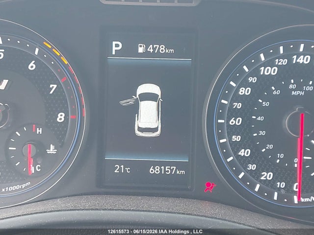 2021 Hyundai Veloster N მანქანა იყიდება აუქციონზე, vin: KMHT36AH7MU008893, აუქციონის ნომერი: 12615573