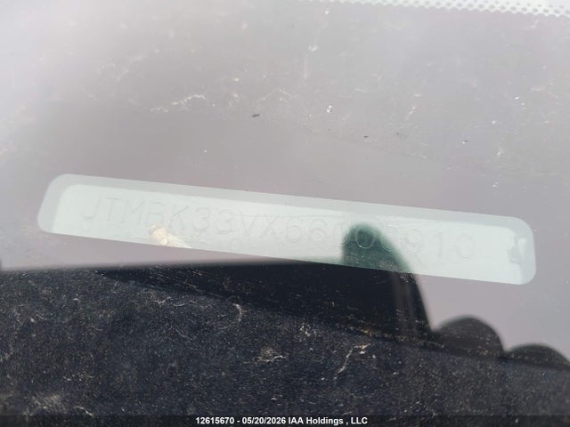 12615670 :رقم المزاد ، JTMBK33VX66006910 vin ، 2006 Toyota Rav4 مزاد بيع