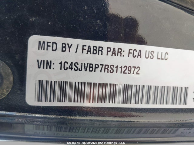 Продаж на аукціоні авто 2024 Jeep Wagoneer Series Ii Carbide, vin: 1C4SJVBP7RS112972, номер лоту: 12615674