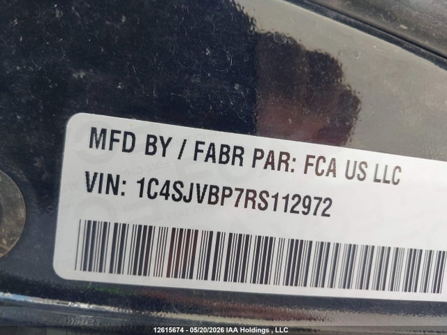 Продаж на аукціоні авто 2024 Jeep Wagoneer Series Ii Carbide, vin: 1C4SJVBP7RS112972, номер лоту: 12615674