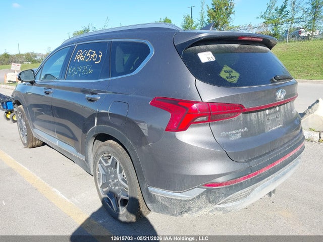 2022 Hyundai Santa Fe Luxury Plug-in Hybrid Awd მანქანა იყიდება აუქციონზე, vin: KM8S7DA21NU029756, აუქციონის ნომერი: 12615703