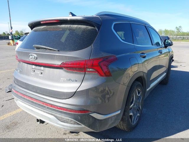 2022 Hyundai Santa Fe Luxury Plug-in Hybrid Awd მანქანა იყიდება აუქციონზე, vin: KM8S7DA21NU029756, აუქციონის ნომერი: 12615703