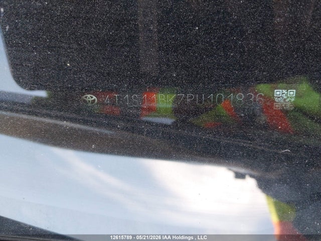 12615789 :رقم المزاد ، 4T1S11BK7PU101836 vin ، 2023 Toyota Camry Se مزاد بيع