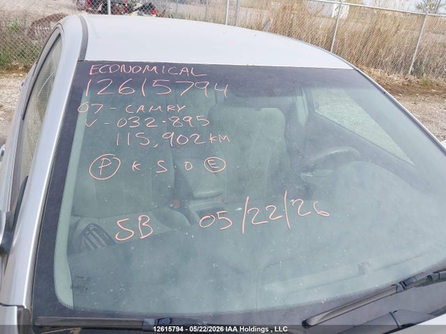 Aukcja sprzedaży 2007 Toyota Camry Le/se, vin: 4T1BE46K67U032895, numer aukcji: 12615794