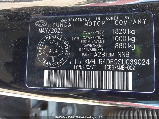 Продаж на аукціоні авто 2025 Hyundai Elantra, vin: KMHLR4DF9SU039024, номер лоту: 12615804