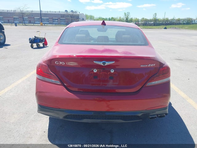 Aukcja sprzedaży 2021 Genesis G70, vin: KMTG64LA2MU072505, numer aukcji: 12615870