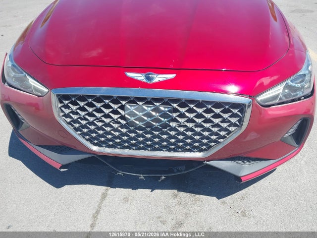 Aukcja sprzedaży 2021 Genesis G70, vin: KMTG64LA2MU072505, numer aukcji: 12615870