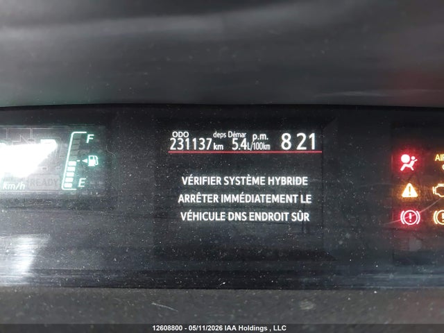Aukcja sprzedaży 2012 Toyota Prius C Technology, vin: JTDKDTB32C1001980, numer aukcji: 12608800