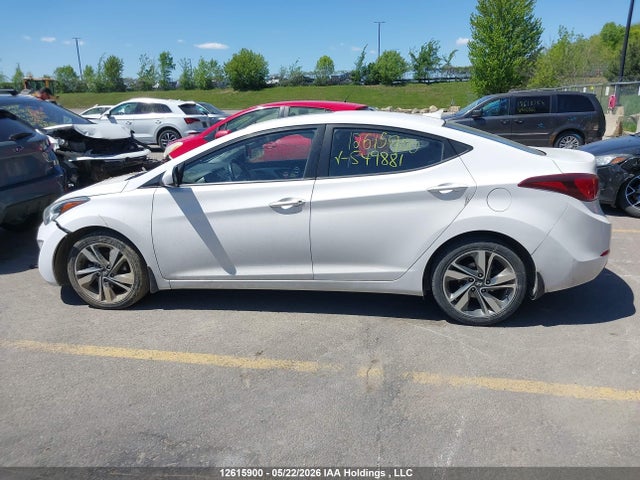 2016 Hyundai Elantra Se/sport/limited მანქანა იყიდება აუქციონზე, vin: KMHDH4AH0GU549881, აუქციონის ნომერი: 12615900