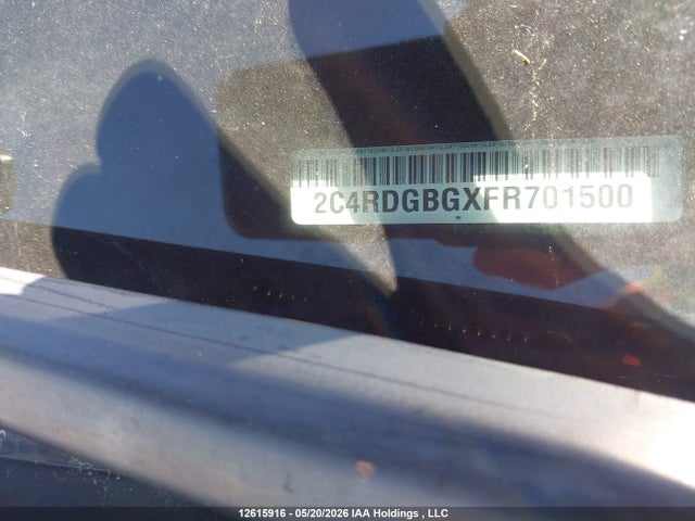 2C4RDGBGXFR701500 Dodge Grand Caravan