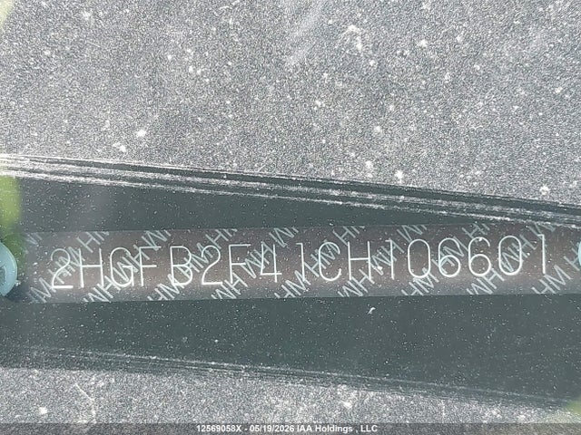 Aukcja sprzedaży 2012 Honda Civic Lx, vin: 2HGFB2F41CH106601, numer aukcji: 12569058