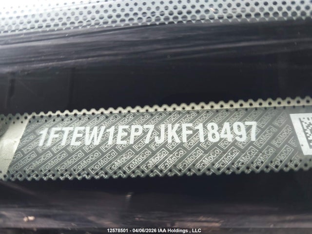2018 Ford F-150 Lariat მანქანა იყიდება აუქციონზე, vin: 1FTEW1EP7JKF18497, აუქციონის ნომერი: 12578501