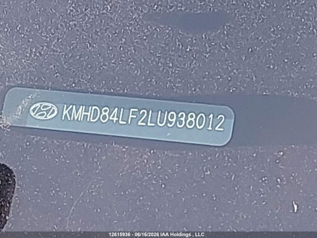 12615936 :رقم المزاد ، KMHD84LF2LU938012 vin ، 2020 Hyundai Elantra Preferred Auto Ivt مزاد بيع
