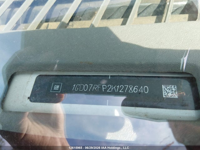 1GD07RFP2K1278640 GMC Savana Cutaway Work Van