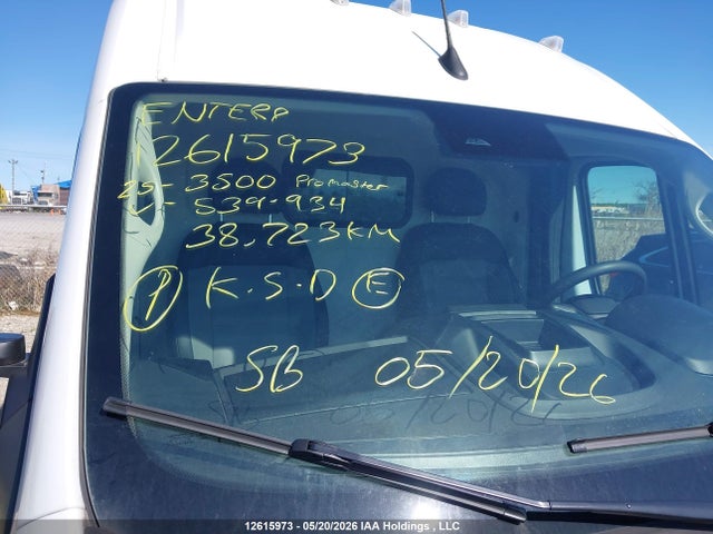 2025 Ram Promaster 3500 3500 High მანქანა იყიდება აუქციონზე, vin: 3C6MRVJG4SE539934, აუქციონის ნომერი: 12615973