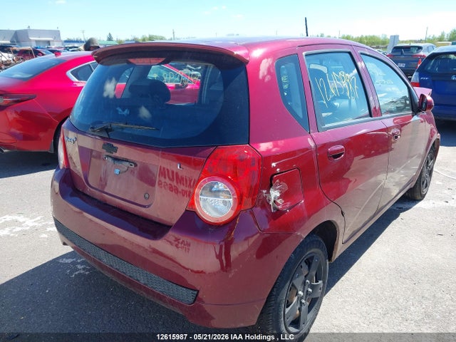 2010 Chevrolet Aveo Lt მანქანა იყიდება აუქციონზე, vin: 3G1TC6DE9AL144530, აუქციონის ნომერი: 12615987