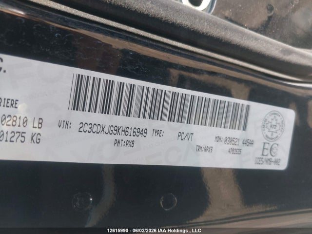 Dodge Charger Sxt 2019 2C3CDXJG9KH616949 Image 16