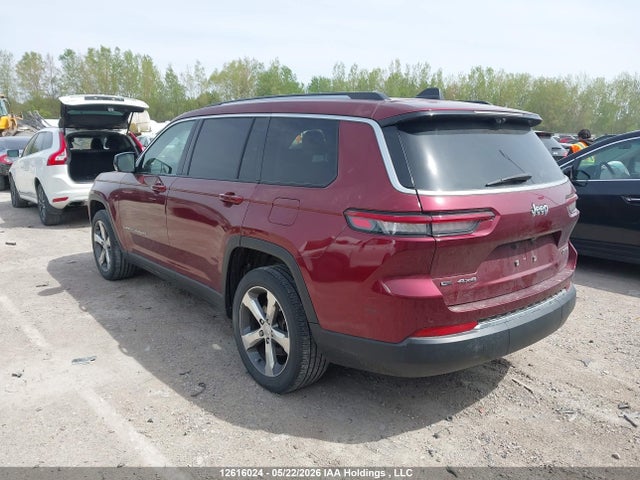 Aukcja sprzedaży 2021 Jeep Grand Cherokee L Limited, vin: 1C4RJKBG8M8107864, numer aukcji: 12616024
