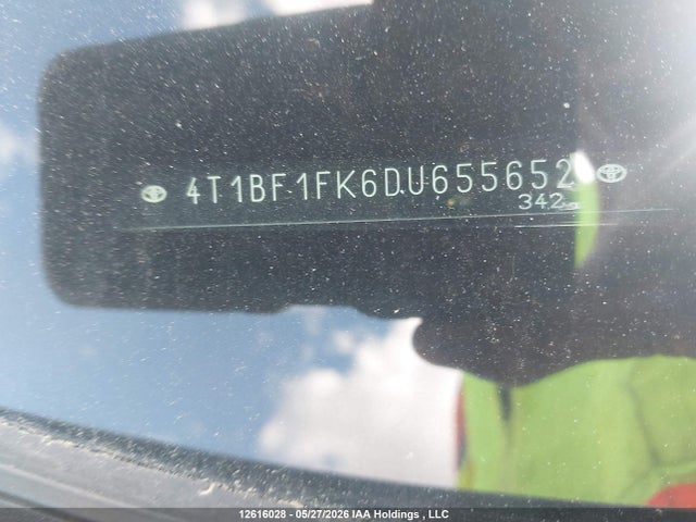 Aukcja sprzedaży 2013 Toyota Camry L/se/le/xle, vin: 4T1BF1FK6DU655652, numer aukcji: 12616028