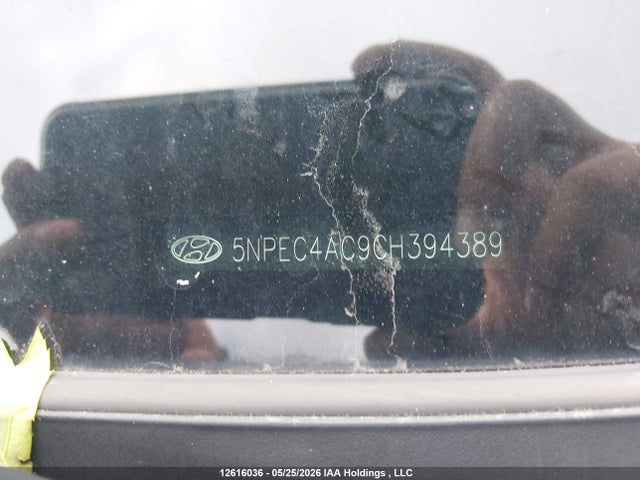 Aukcja sprzedaży 2012 Hyundai Sonata Limited, vin: 5NPEC4AC9CH394389, numer aukcji: 12616036