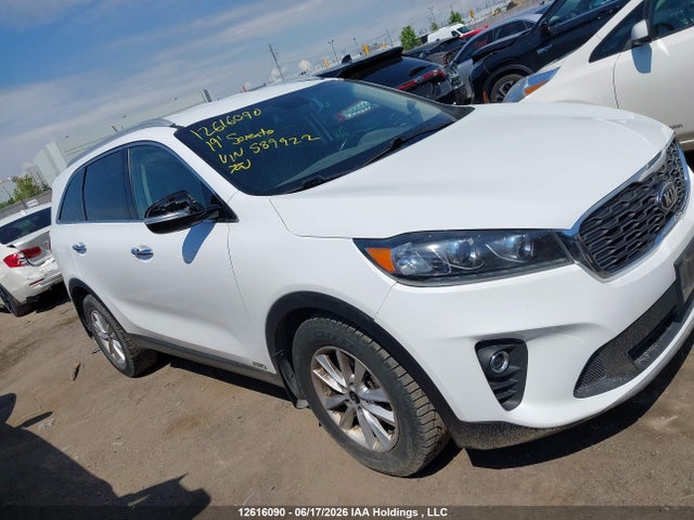 Продаж на аукціоні авто 2019 Kia Sorento Ex, vin: 5XYPHDA31KG589922, номер лоту: 12616090