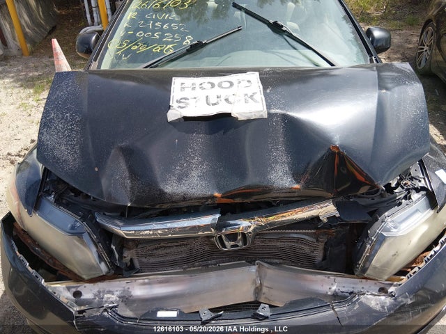 2012 Honda Civic Ex მანქანა იყიდება აუქციონზე, vin: 2HGFB2F51CH005258, აუქციონის ნომერი: 12616103