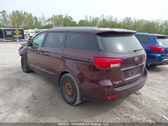 Продажа на аукционе авто 2017 Kia Sedona Lx, vin: KNDMB5C13H6271043, номер лота: 12616117