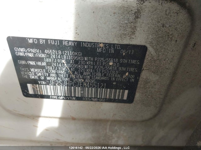 Subaru Forester 2014 JF2SJHPC7EH455121 Image 9
