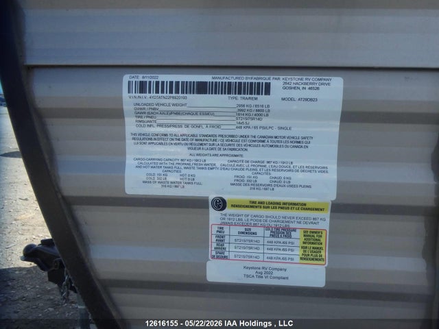 Dutchmen Aspen Trail 2023 4YDTATN22P8920193 Image 16