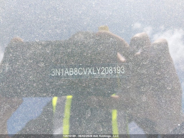 2020 Nissan Sentra Sv მანქანა იყიდება აუქციონზე, vin: 3N1AB8CVXLY208193, აუქციონის ნომერი: 12616159