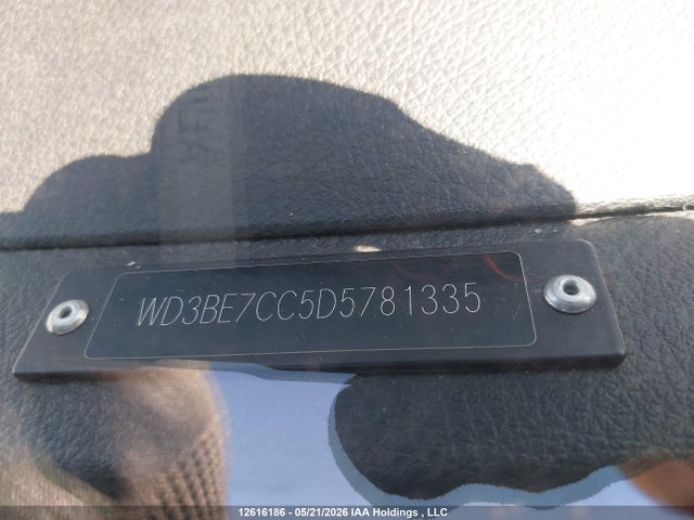 Aukcja sprzedaży 2013 Mercedes-benz Sprinter 2500, vin: WD3BE7CC5D5781335, numer aukcji: 12616186