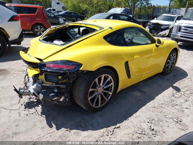 Aukcja sprzedaży 2018 Porsche Cayman, vin: WP0AA2A83JK261081, numer aukcji: 12616192