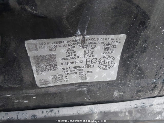 GMC Terrain 2019 3GKALMEV6KL395111 Image 19