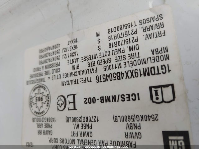 Продаж на аукціоні авто 2004 Gmc Safari Xt, vin: 1GTDM19XX4B504576, номер лоту: 12616221