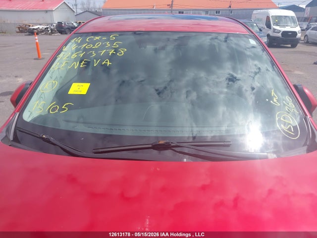 12613178 :رقم المزاد ، JM3KE4CY2E0410235 vin ، 2014 Mazda Cx-5 Gs مزاد بيع