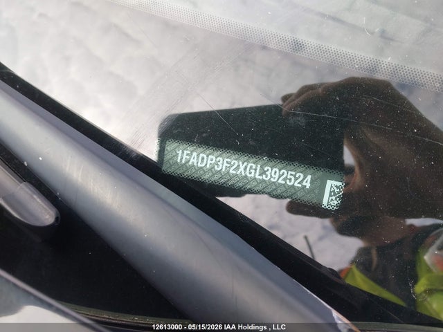 Aukcja sprzedaży 2016 Ford Focus Se, vin: 1FADP3F2XGL392524, numer aukcji: 12613000