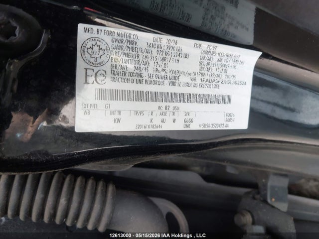 Aukcja sprzedaży 2016 Ford Focus Se, vin: 1FADP3F2XGL392524, numer aukcji: 12613000