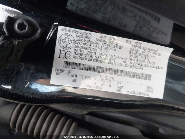 Aukcja sprzedaży 2016 Ford Focus Se, vin: 1FADP3F2XGL392524, numer aukcji: 12613000