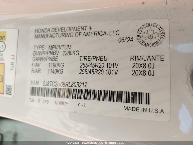 Acura Rdx A-spec 2024 5J8TC2H68RL805217 Image 9