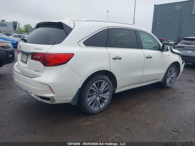 12616295 :رقم المزاد ، 5J8YD7H93JL800019 vin ، 2018 Acura Mdx Sport Hybrid مزاد بيع