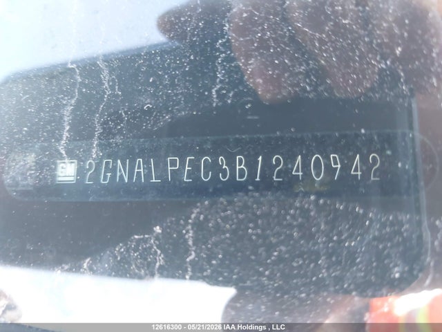 12616300 :رقم المزاد ، 2GNALPEC3B1240942 vin ، 2011 Chevrolet Equinox مزاد بيع