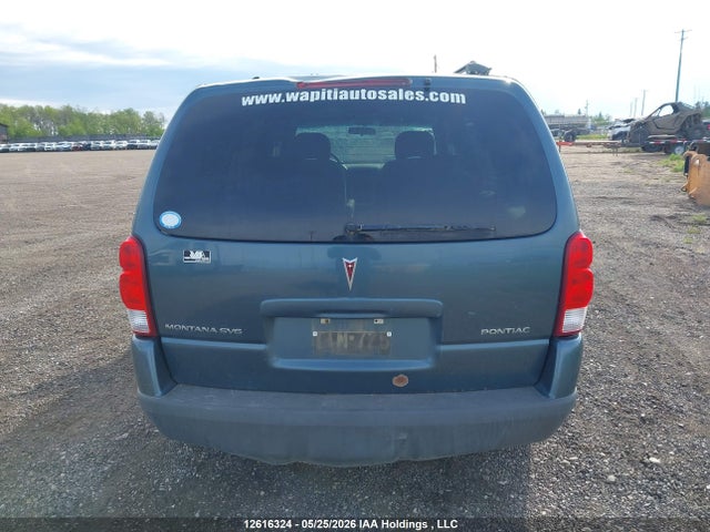 12616324 :رقم المزاد ، 1GMDV23L36D159144 vin ، 2006 Pontiac Montana Sv6 Fwd/uplevel مزاد بيع
