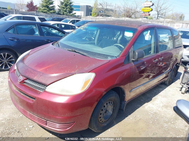2004 Toyota Sienna Ce მანქანა იყიდება აუქციონზე, vin: 5TDZA29C24S162342, აუქციონის ნომერი: 12616332