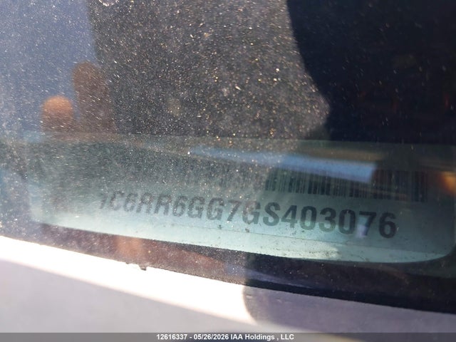 1C6RR6GG7GS403076 RAM 1500 Slt