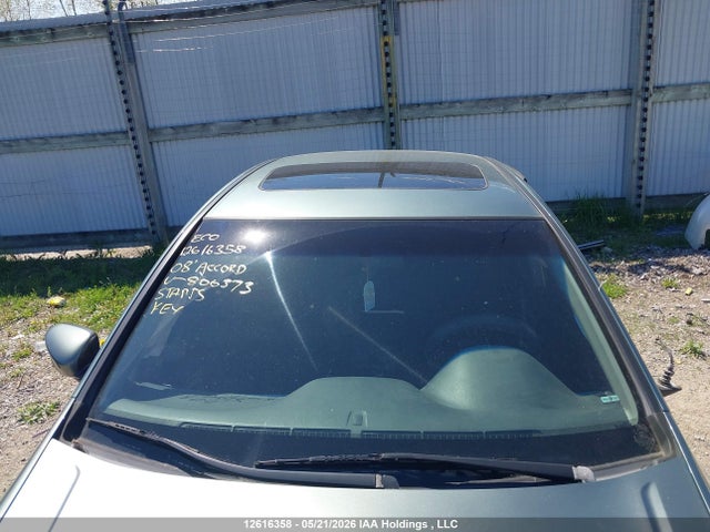 12616358 :رقم المزاد ، 1HGCP26728A806373 vin ، 2008 Honda Accord Ex مزاد بيع