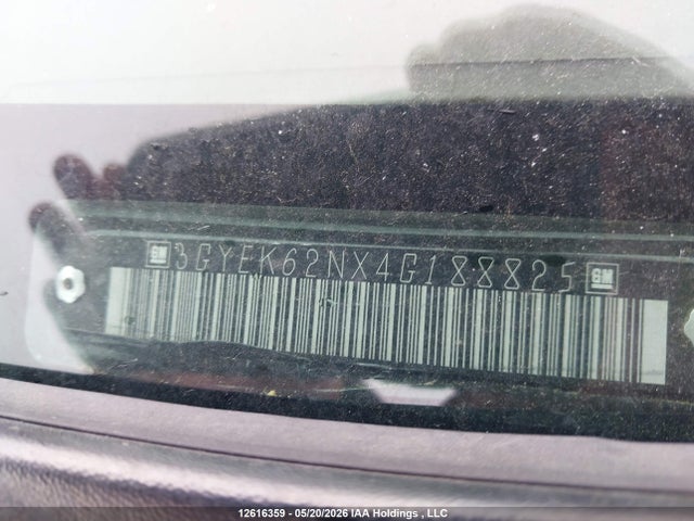 Aukcja sprzedaży 2004 Cadillac Escalade Ext Standard, vin: 3GYEK62NX4G188825, numer aukcji: 12616359