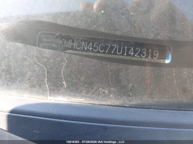 Продаж на аукціоні авто 2007 Hyundai Accent Gl/gls, vin: KMHCN45C77U142319, номер лоту: 12616383