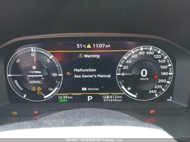 Продаж на аукціоні авто 2025 Mitsubishi Outlander Phev Le S-awc/se S-awc/sel S-awc, vin: JA4T5VA95SZ604659, номер лоту: 12616391