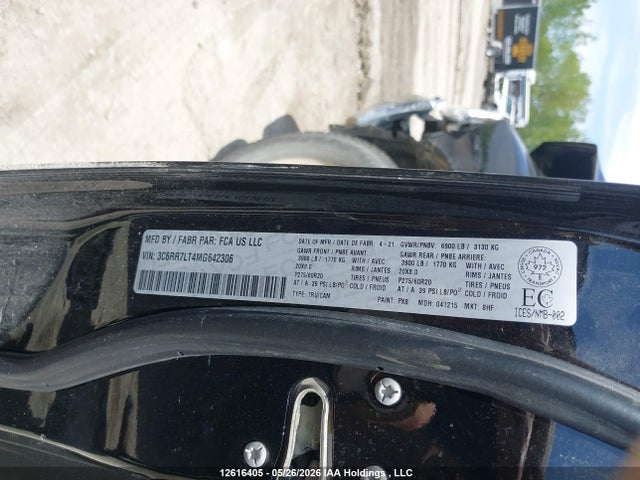 3C6RR7LT4MG642306 RAM 1500 Classic Slt