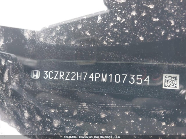 12616406 :رقم المزاد ، 3CZRZ2H74PM107354 vin ، 2023 Honda Hr-v Ex-l Navi مزاد بيع